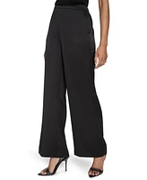 Halston Women's High-Rise Wide-Leg Pull-On Pants