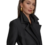 Donna Karan New York Women's Double-Collar Trench Coat