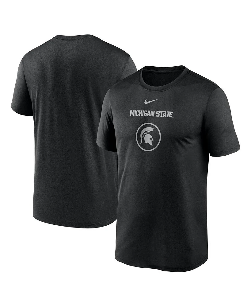 Nike Men's Michigan State Spartans On-Court Basketball Legend Practice Performance T-Shirt