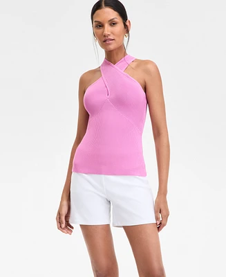 I.n.c. International Concepts Women's Ottoman Halter Top, Exclusively at Macy's