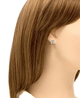 Devata Maple Leaf Stud Earrings in Sterling Silver