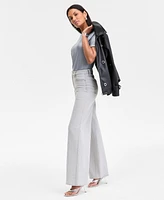 I.n.c. International Concepts Women's High-Rise Wide-Leg Jeans, Exclusively at Macy's