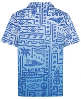 Hurley Big Boys Short-Sleeve Printed Camp Shirt