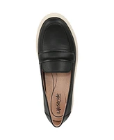 LifeStride Women's Geneva Closed Round Toe Platform Penny Loafers