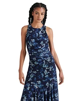 Steve Madden Women's Laney Floral-Print Asymmetrical-Hem Dress