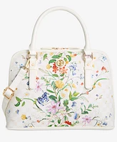 Giani Bernini Floral Medium Dome Satchel, Exclusively at Macy's