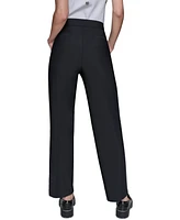 Karl Lagerffeld Paris Women's Side-Stripe Ankle Pants