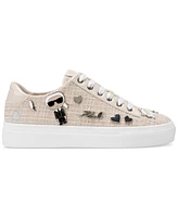 Karl Lagerfeld Paris Women's Cate Pins Lace-Up Sneakers