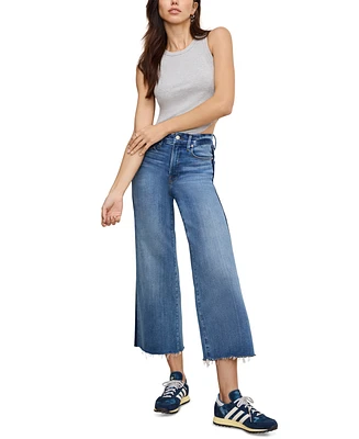 Good American Women's Soft Tech Waist Cropped Jeans