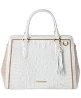 Brahmin Finley Large Leather Satchel