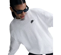 Nike Sportswear Women's Club Fleece Loose Crewneck Sweatshirt