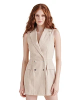 Steve Madden Women's Paris Striped Blazer Romper