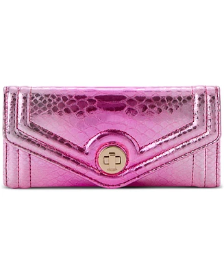 Brahmin Veronica Rose Water Akoni Leather Wallet