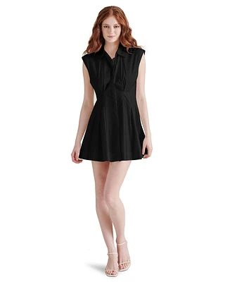 Steve Madden Women's Maisha Pintucked Mini Dress
