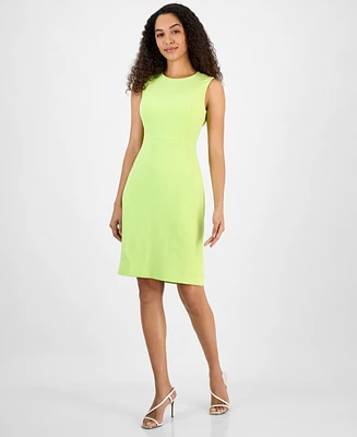 Kasper Women's Princess-Seam Sleeveless Sheath Dress, Regular & Petite Sizes