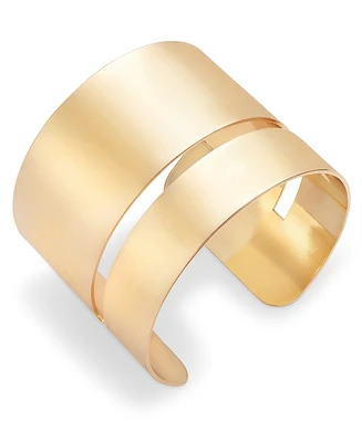 I.n.c. International Concepts Gold-Tone Double-Row Cuff Bracelet, Exclusively at Macy's