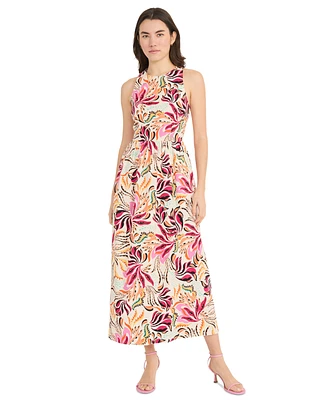 Donna Morgan Women's Cotton Printed Maxi Dress