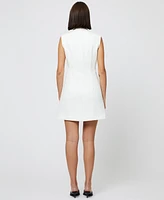 French Connection Women's Whisper Sleeveless Tux Dress
