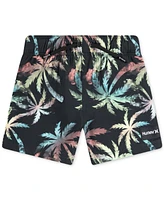 Hurley Big Boys Palm Tree Printed Pull-On Swim Shorts