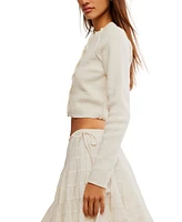 Free People Women's Sydney Shrunken Crewneck Cardigan