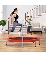 2-Person Foldable Mini Kids Fitness Rebounder Trampoline