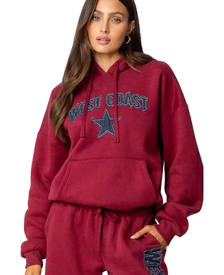 Edikted Womens West Coast Hoodie