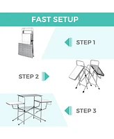 Foldable Outdoor Bbq Table Grilling Stand