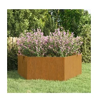 Planter Rusty 54.3"x47.2"x17.7" Corten Steel