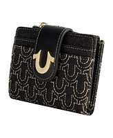 True Religion Horseshoe Quilted Small Wallet