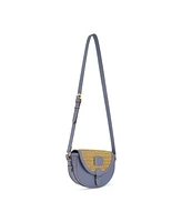 Tommy Bahama Raffia/Pu Crossbody Flap Bag