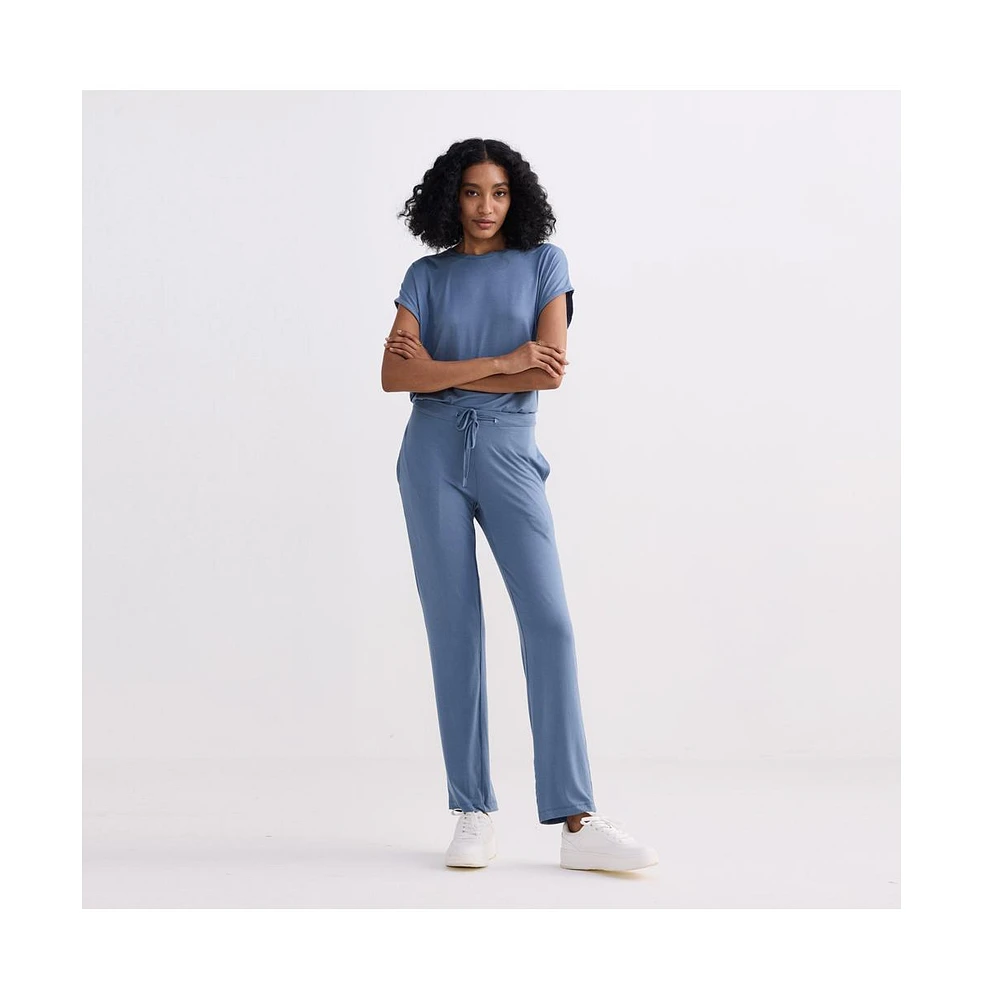 Wide Leg Pant Blue