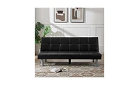 Three-Person Foldable Sofa Bed for Versatile Seating and Sleeping Space