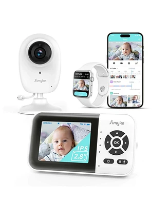 Simyke Boys Smart Monitor: 1080P Camera + 2.8” Lcd Display, Lullaby Playing