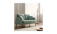 Sofa 2-Seater Loveseat – Waterproof Fabric & Usb Charging Ports