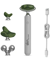 Skn by Conair Jade Gua Sha Cordless Vibe Roller Kit