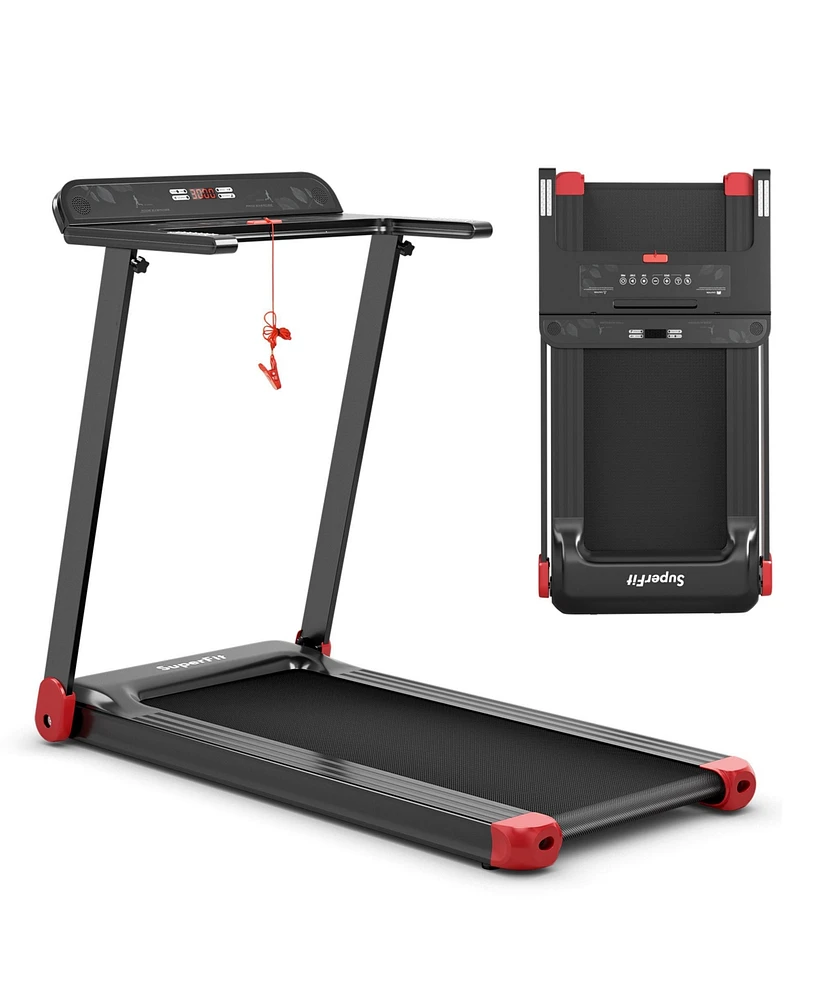 Gymax Electric Folding Treadmill Portable Cardio Running Machine w/ App Control