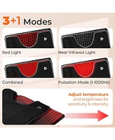 Lifepro Infrared Red Light Therapy Body Wrap - Pain Relief & Recovery Mat with 3 Modes, 660nm & 850nm Red Light Therapy