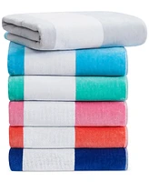 Seaside Charm Cotton Oversized Beach Towel, 40" x 72", Exclusively at Macy's