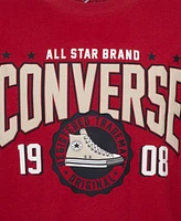 Converse Big Boys Collegiate Crest Graphic T-shirt