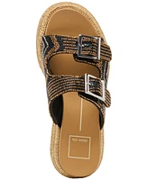 Dolce Vita Women's Wixie Beaded Double Buckle Footbed Sandals