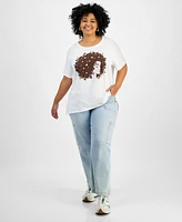 Hybrid Apparel Trendy Plus Black History Month Graphic Tee