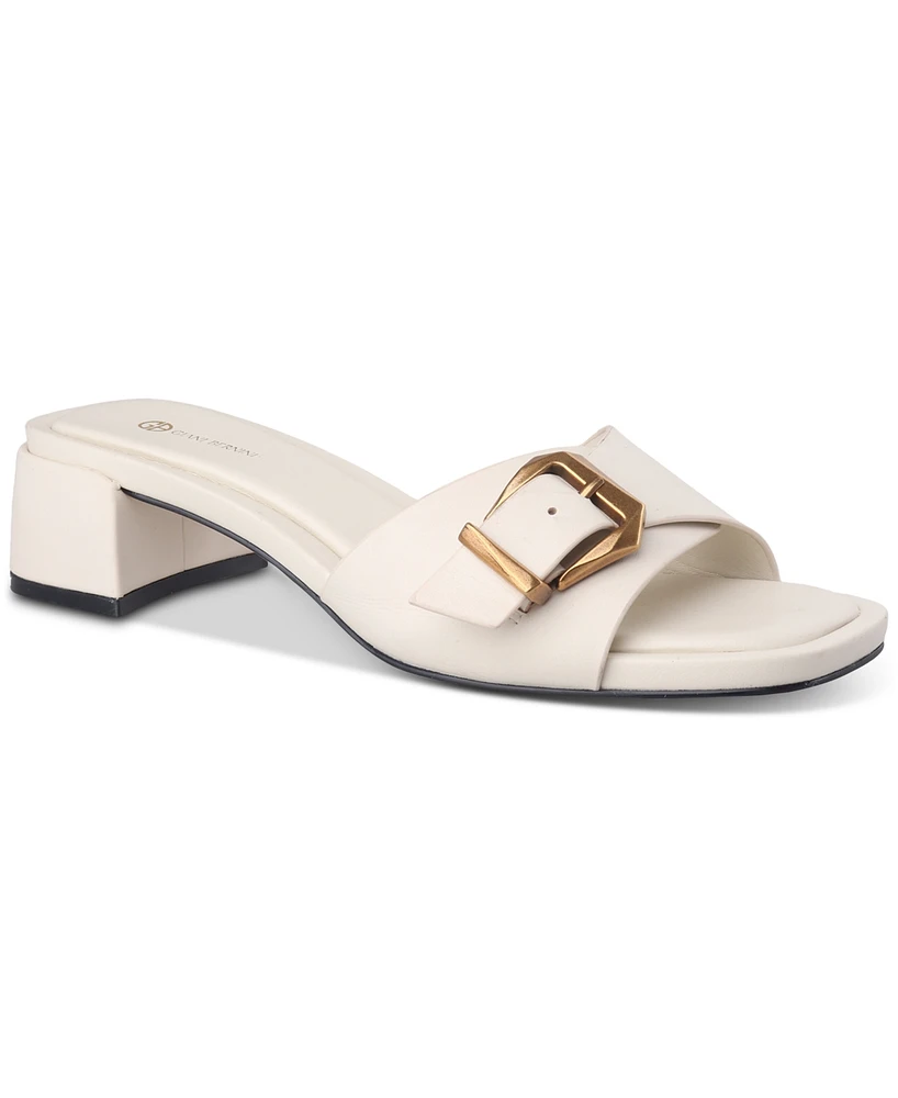 Giani Bernini Women's Kamilla Buckle Block Heel Dress Sandals, Created for Macy's