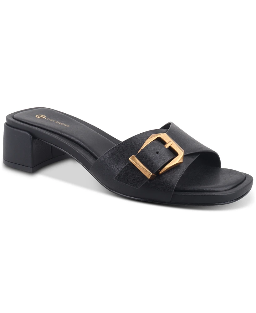 Giani Bernini Women's Kamilla Buckle Block Heel Dress Sandals, Created for Macy's