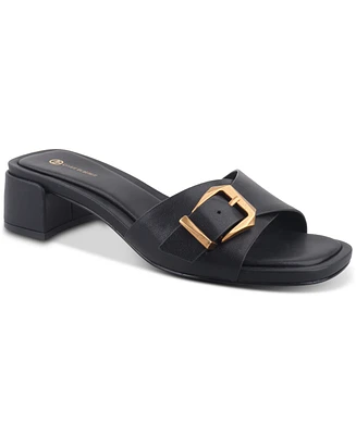 Giani Bernini Women's Kamilla Buckle Block Heel Dress Sandals, Created for Macy's