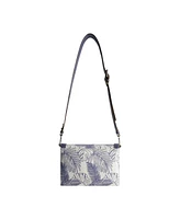 Tommy Bahama Graphic Leaf Print City Messenger Bag