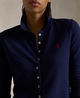 Polo Ralph Lauren Women's Buttoned-Placket Long-Sleeve Shirt
