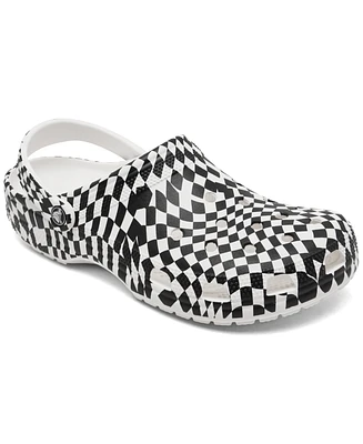 Crocs Men's Classic Warped Checker Clog from Finish Line