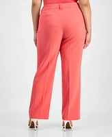 Tahari Asl Plus Birds Eye Pants