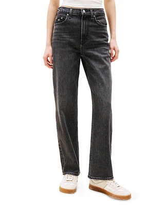 Tommy Jeans Women's Layla High-Rise Slim Straight