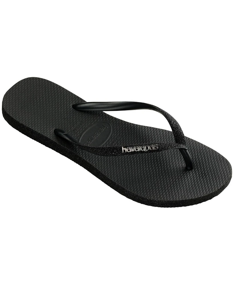 Havaianas Women's Slim Sparkle Slip On Sandals